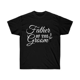 Father of the Grooms Lettering Wedding T-Shirt