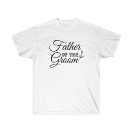 Father of the Grooms Lettering Wedding T-Shirt