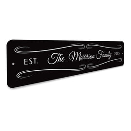 Last Name Wedding Sign