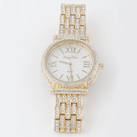 Fully Jeweled Up Watch