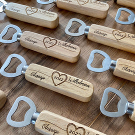 Wood Bottle Opener Wedding Favors