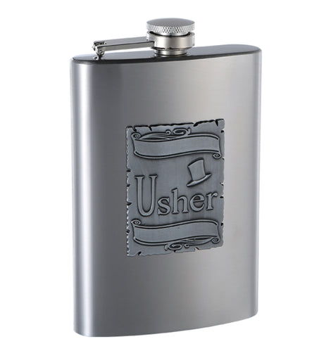 8oz Gift Flask for Wedding Usher