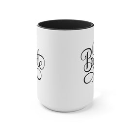 Accent Ceramic Coffee Mug 15oz - Bride Accessories, Wedding