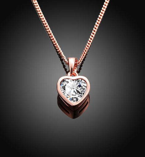 Classic Heart Shaped  Elements Necklace