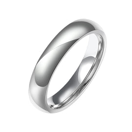 Stainless Steel Comfort Fit Unisex Band Ring ITALY Design