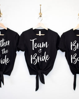 WEDDING Crop Top Shirts with Front Ties