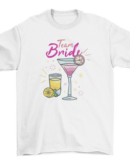 Team bride wedding t-shirt