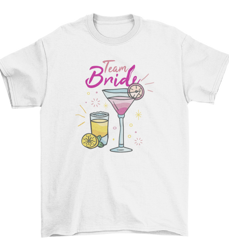 Team bride wedding t-shirt