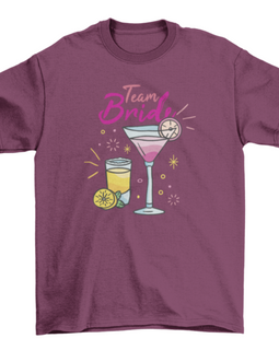 Team bride wedding t-shirt