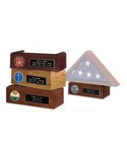 American made Pedestal for Display Flag Shadow box