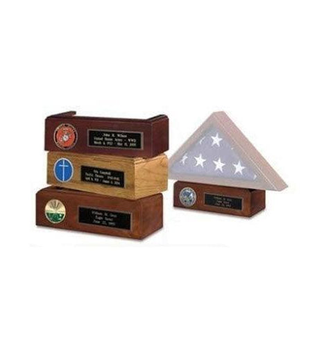 American made Pedestal for Display Flag Shadow box