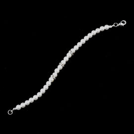 Simple Linear Crystal & Pearl Bridal Bracelet