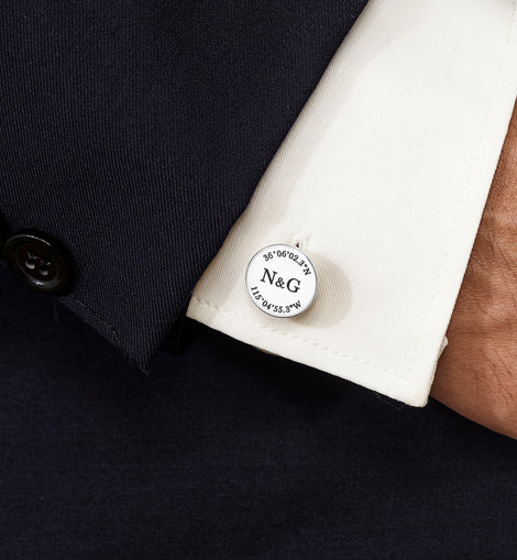 Personalized Groom Cufflinks, Coordinate Cufflinks, Groom Wedding Gift