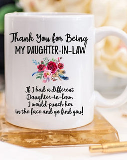 Daughter in Law Gift Daughter in Law Mug Daughter