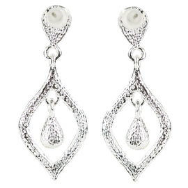 Classic Sparkling Crystal Rhinestone Bridal Earrings