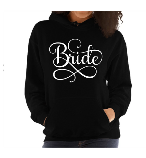 Bride Wedding Graphic Hoodie – Unisex Fit