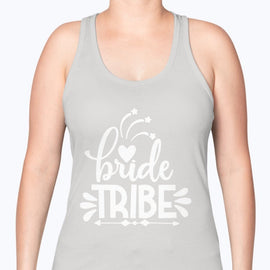 Bride Tribe- Bridal and Wedding -Racerback Tank