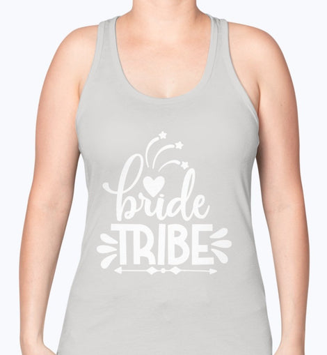 Bride Tribe- Bridal and Wedding -Racerback Tank