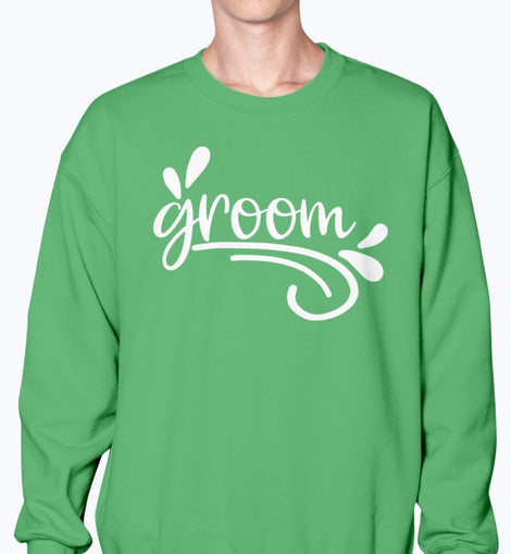 Groom - Bridal and Wedding- Sweatshirt - Crew