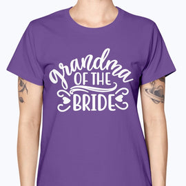 Grandma Of The Bride- Bridal and Wedding-  Missy T-Shirt