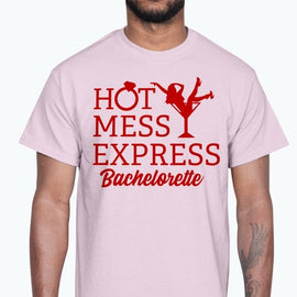 Hot Mess Express Bachelorette  - Bridal and Wedding- Cotton Tee