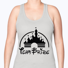 Team Bride - Bridal and Wedding -Racerback Tank