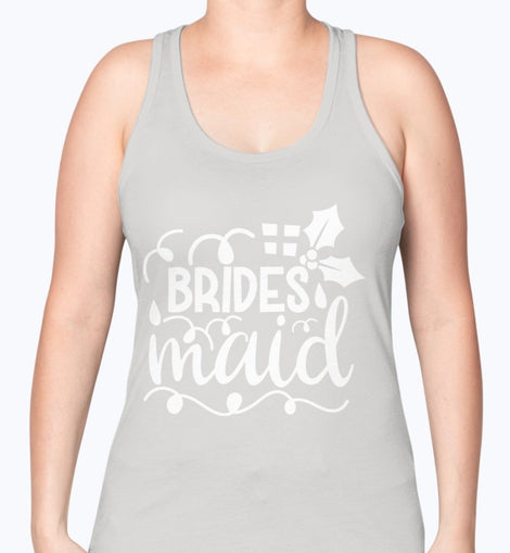 Bridesmaid  - Bridal and Wedding -Racerback Tank