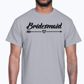 Bridesmaid - Bridal and Wedding- Cotton Tee