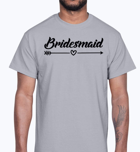 Bridesmaid - Bridal and Wedding- Cotton Tee