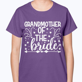 Grandmother of the bride - Bridal and Wedding- Ladies T-Shirt