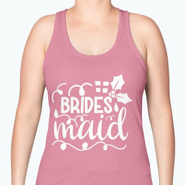 Bridesmaid  - Bridal and Wedding -Racerback Tank