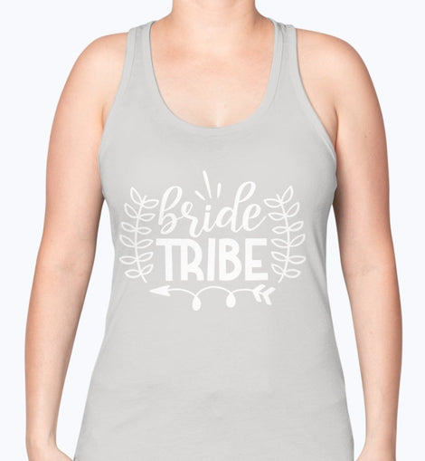 Bride Tribe- Bridal and Wedding -Racerback Tank