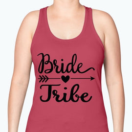 Bride Tribe- Bridal and Wedding -Racerback Tank