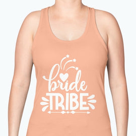 Bride Tribe- Bridal and Wedding -Racerback Tank