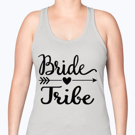 Bride Tribe- Bridal and Wedding -Racerback Tank