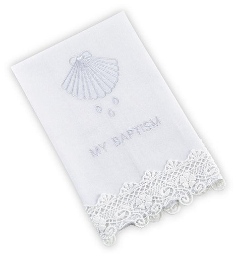 Shell Baptismal Towel