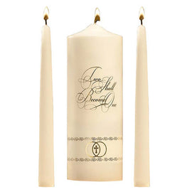 Two Shall Become One - Wedding Unity Candle